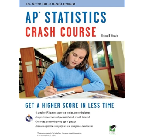 Amazon Com Ap Statistics Crash Course Advanced Placement Ap Crash Course Ebook D Alessio Michael Kindle Store