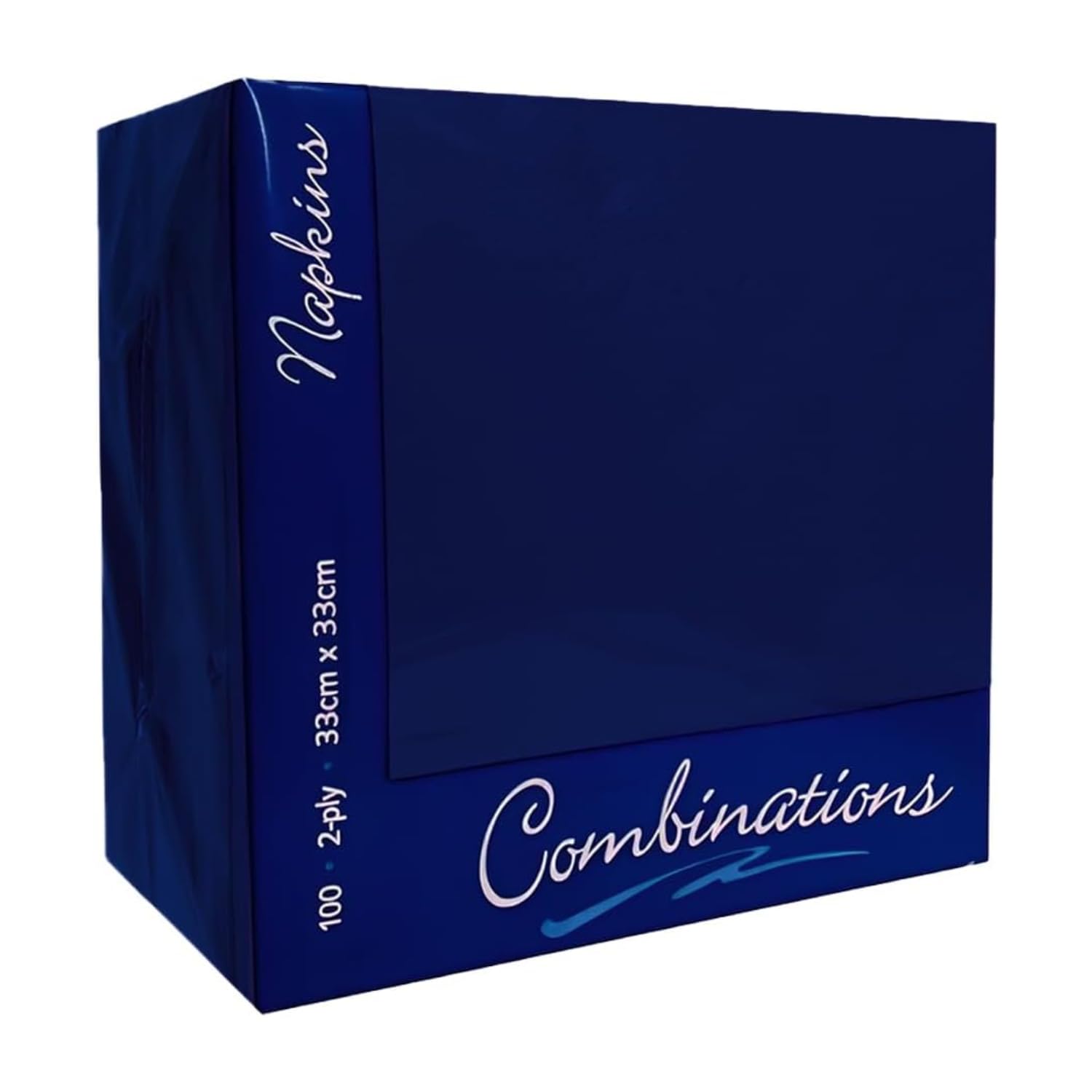 Dark Blue Napkins Combinations 2ply 100 Pieces for Parties/Events/Dinners/Home