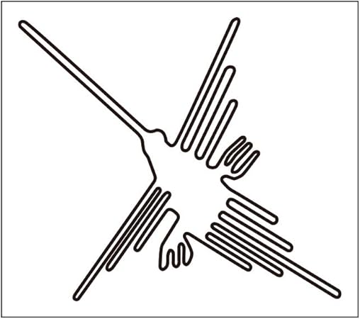 Amazon ステッカー ナスカの地上絵 ハチドリ おもちゃ おもちゃ