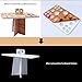 KINGLAKE Makeup Brush Dryer Air Drying Cosmetic Makeup Brush Tower Tree Rack Holder