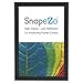 SnapeZo Poster Frame 30x40 Inches, WIDE Black 1.7 Inch Aluminum, Front-Loading Snap Frame, Wall Mounting, Wide Series