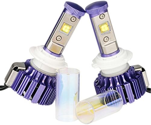 XY-AUTO H7 LED CREE Chip Headlight Bulbs 6000k Kit 12-24V for Car Van Truck Vehicle