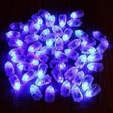 Neo LOONS 100pcs/lot 100 X Blue Led Flash Ball Lamp Balloon Light Long Standby time for Paper Lantern Balloon Light Party Wedding Decoration