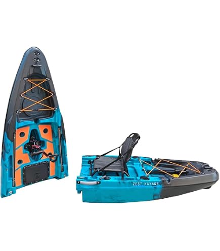 長山えいセットSALE Zest Kayaks - Modular - Sit-on-top - Pedal - 9 ft/14ft - Fishing