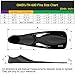 OMID Snorkeling Fins - Long Blade Design Full Foot Flipper for Snorkel Diving