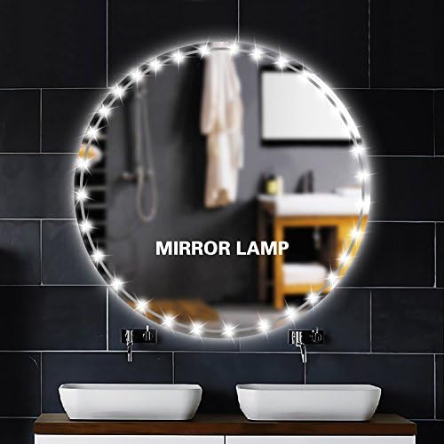 LED Vanity Mirror Lights Kit, Rquite Hollywood Style 13ft/4M 240 LEDs Makeup Mirror Lights with Dimmer and Power supply for Makeup Dressing Table ( Mirror Not Included )