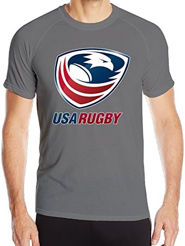 KToops Mens USA Rugby Quick Drying Sports T Shirts