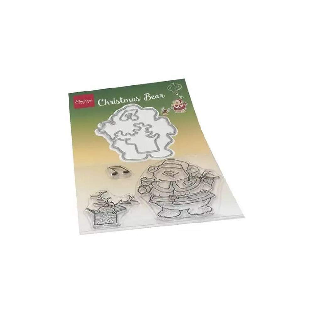 Marianne Design Clear Stamps, Christmas Bear, Craft Stamps, Sealed, Plastic, One Size