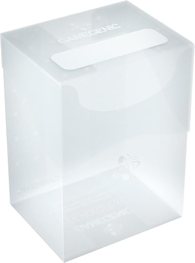 Gamegenic 80-Card Deck Holder Clear with Cobra Neck Flap 180° Access