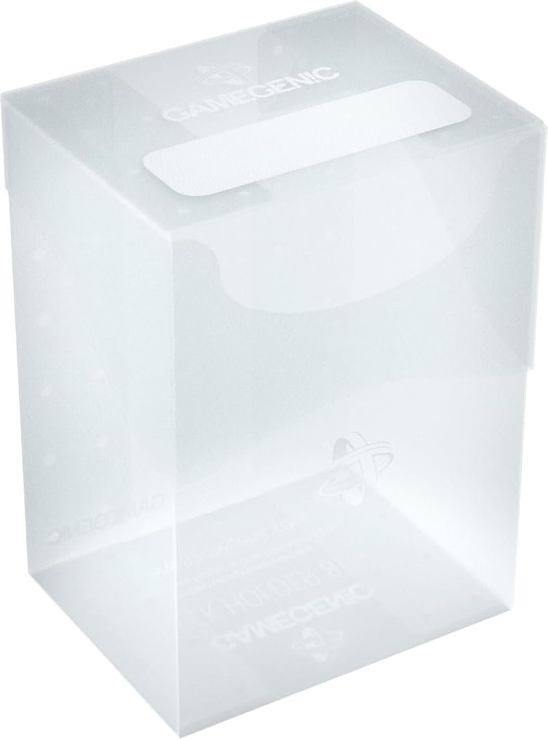 Gamegenic 80-Card Deck Holder Clear with Cobra Neck Flap 180° Access
