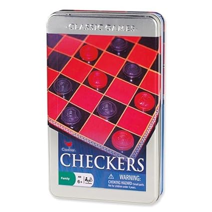 Basic Checker Set In A Tin