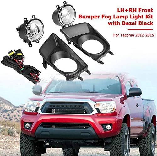 A front fog light left RH LH right side with cover Toyota Tacoma 12-15 wiring