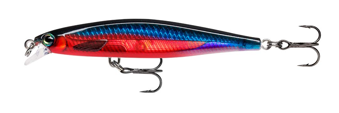 Rapala Shadow Rap Lure with Two No. 8 Hooks, 0.7 m Swimming Depth, 7 cm Size, Live Stickleback