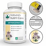 Nature's Nutri-Care Pure Saffron Extract - 88.5 mg - 60 or 180 Capsules - Appetite Suppressant and Metabolism Booster Weight Loss Supplement - Made in USA, 60