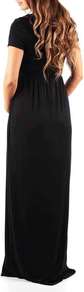 Women's Maternity Short Sleeve Dress - Made in USA at  Women’s Clothing store