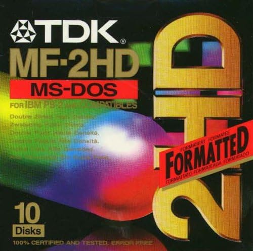 TDK 3.5in DS/HD Floppy Discs (T06050), Gray" or "Black