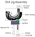 Cruise-Mate 9800 - Installation jig (drill jig) for Harley-Davidson motorcycles 1982 - Present (all bikes with throttle cables)