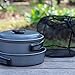 Camping Cookware, Camping Equiment with 9pcs Lightweight Aluminium