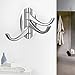 JOMOO Solid Metal Coat Hooks Swivel Robe Towel Hooks Foldable Clothes Bathrobe Hanger Wall Hooks Towel Racks Triple Hooks for Office Bathroom Bedroom Kitchen RV Chrome Wall Mount Space Saving 1 Piece