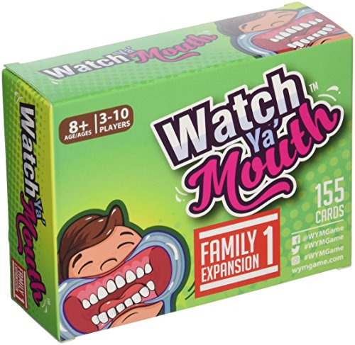 Watch Ya Mouth Family Expansion #1 Phrase Card Game Expansion Pack, for All Mouth Guard Games