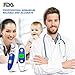Medical Forehead and Ear Thermometer, Crystal Rabbit Infrared Digital Thermometer Suitable for Baby, Infant, Toddler and Adults with FDA and CE Approved