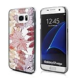 Galaxy S7 Edge Case ,Maxace Anti-scratch Hybrid Ultra Slim Thin Flexible Soft TPU Bumper Rubber Protective Case Cover for Samsung Galaxy S7 Edge (Maple)