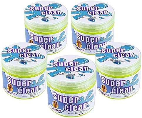 TULMAN 5 Pack Magic Gel Cleaner for Car Interior Dust Cleaner for Keyboard Computer Laptop Home & Office Window Grill Electronics Cleaning Gel – Green TULMAN 5 Pack Magic Gel Cleaner for Car Interior Dust Cleaner for Keyboard Computer Laptop Home & Office Window Grill Electronics Cleaning Gel – Green