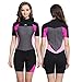 Unisex Short Sleeve 2MM Neoprene Wetsuit Men for Surfing One Piece Triathlon Scuba Diving Spearfishing Wetsuit Women Surfing