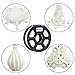 PLA Filament - 1.75 mm 3D Printer Filament White, Dimensional Accuracy +/- 0.02 mm Low Odor 3D Printing Filament, 2.2 lbs Spool 1.75 mm Filament PLA 3D Filament for Most 3D Printer & 3D Pen
