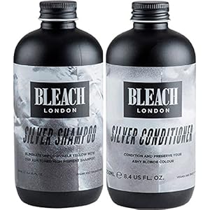 (2 PACK) Bleach London Silver Shampoo x 250ml & Bleach London Silver Conditioner x 250ml