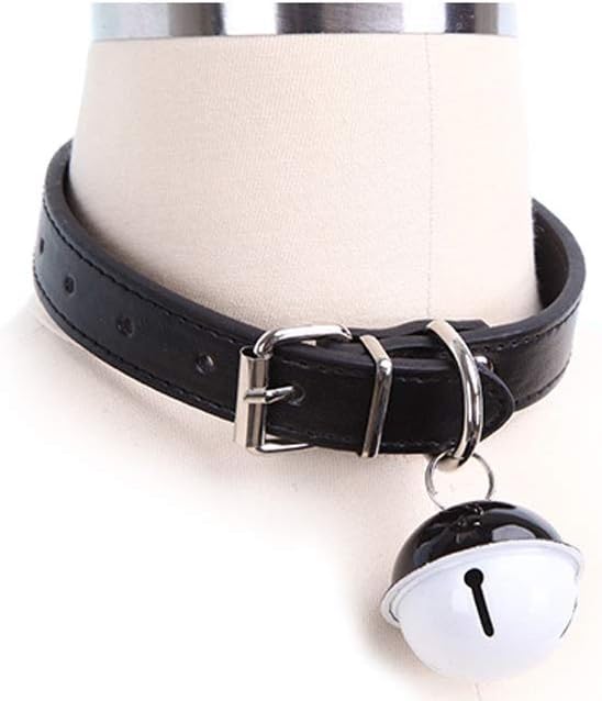 SUPER Q Handmade Cosplay Choker Lolita Kitty Bell Collar Women Leather Bow Choker Necklace
