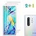 [2 Pack] Galaxy Note 10 Screen Protector Tempered Glass Include a Camera Lens Protector,Glass Screen Protector with 3D Curved HD Clear Full Coverage for Samsung Galaxy Note10