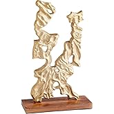 Ornate Abstraction Sculpture | Gold