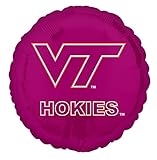Anagram International Virginia Tech Flat Balloon, 18", Multicolor