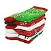 HSELL Womens Christmas Holiday Casual Socks 6 Pairs Colorful Fun Cotton Crew Socks for Novelty Gifts