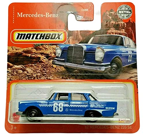 Matchbox MBX - ´62 Mercedes Benz 220 SE - GXM61 - Blue 43/100 - Short Card - Bilstein - 2021