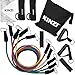 Kinzi Resistance Band Set with Extra Door Anchor, Extra Ankle Strap, and Carrying Case