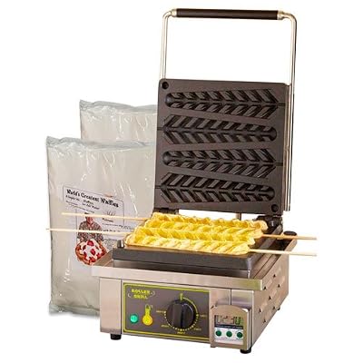 Equipex (GES23/1-KIT) - 20 Waffle/Hr Cypress Waffle Baker w/ Mix