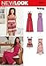 Simplicity New Look Easy Pattern 6291 Misses Jumpsuit and Sun Dress Each in two Lengths, Sizes 4-6-8-10-12-14