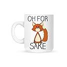 Oh For Fox Sake Mug White