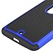 Droid Maxx 2 Case, LK [Shock Absorption] Drop Protection Hybrid Dual Layer Armor Defender Protective Case Cover for Motorola Droid Maxx 2 (Blue)