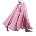 OCHENTA Women's Bohemian Elastic Waist Flowing Maxi Skirt