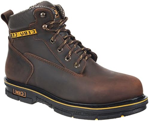 CEBU Men's Bmx 6" Work Boot- Brown 7