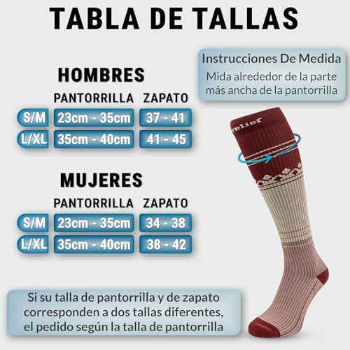 360 RELIEF Compression Socks 15-20 mmHg – Class 1 Compression Socks for Women and Men – Daily Support for Running, Travel, Sports Recovery – with Mesh Bag