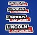 4 Lot OEM Hood Decal Fits Lincoln Arc Welder Sa 200 250 Sae 300 400 Pipeline