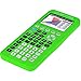 Guerrilla Silicone Case for Texas Instruments TI-84 Plus CE Color Edition Graphing Calculator With Screen protector and Graphing Ruler, Green