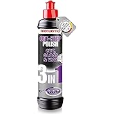 menzerna One-Step Polish 3in1 I Medium Cut Polish with High Gloss Finish & Seal in One I Buffing & Polishing Compound for Car Maintenance I Swirls, Holograms & Scratches I Car Body Repair I 8 fl oz.