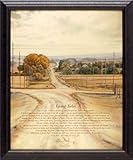 Living Today by Bonnie Mohr 19x23 framed inspiration print