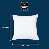 SK MERCHANDISE Pack of 4 45x45 cm Hollowfibre Cushion Inserts Anti-Allergy view 3