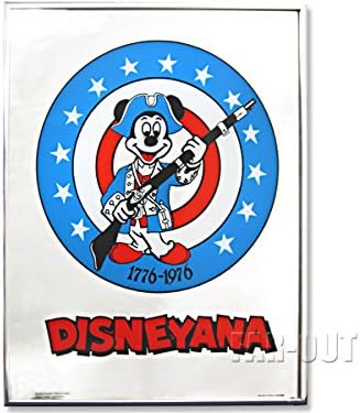 Amazon Co Jp ミッキー アメリカ建国0周年記念 ウォールミラー 鏡 ヴィンテージ ディズニー ホーム キッチン